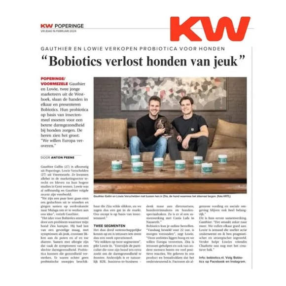Volledig artikel in KW Poperinge, 16 februari 2024